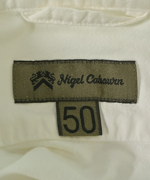 NIGEL CABOURN（ナイジェルケーボン）カジュアルシャツ 白 サイズ:50(XL位) メンズ/2200670280070
