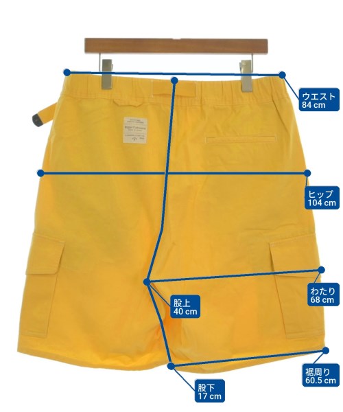 NIGEL CABOURN（ナイジェルケーボン）ショートパンツ 黄 サイズ:34(XL位) メンズ/2200669907025