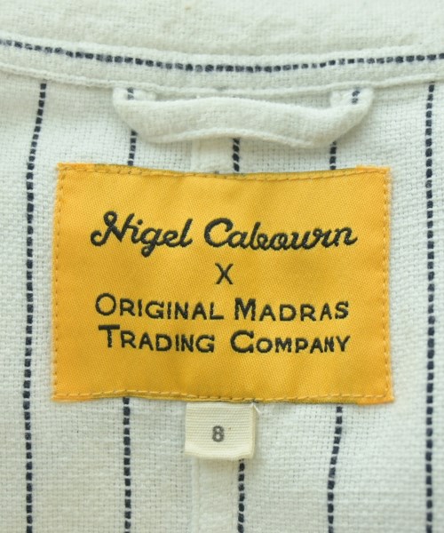 NIGEL CABOURN（ナイジェルケーボン）シャツワンピース 白 サイズ:8(M位) レディース/2200669907087