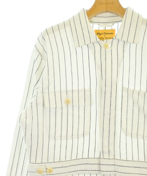 NIGEL CABOURN（ナイジェルケーボン）シャツワンピース 白 サイズ:8(M位) レディース/2200669907087