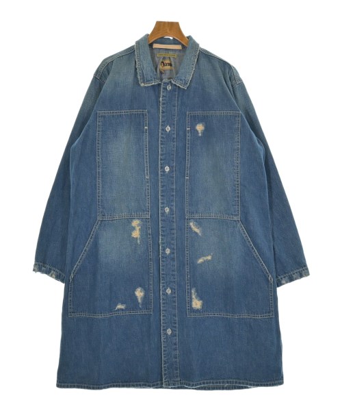 NIGEL CABOURN(ナイジェルケーボン)シャツワンピース 紺 サイズ:S/2200669907186