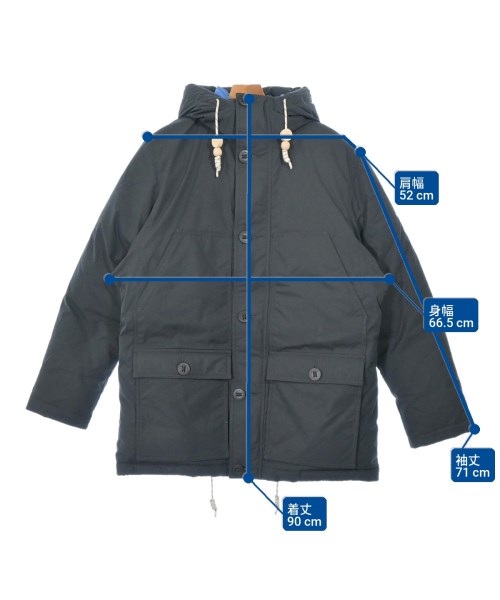 NIGEL CABOURN（ナイジェルケーボン）ダウンコート 黒 サイズ:M メンズ/2200670070015