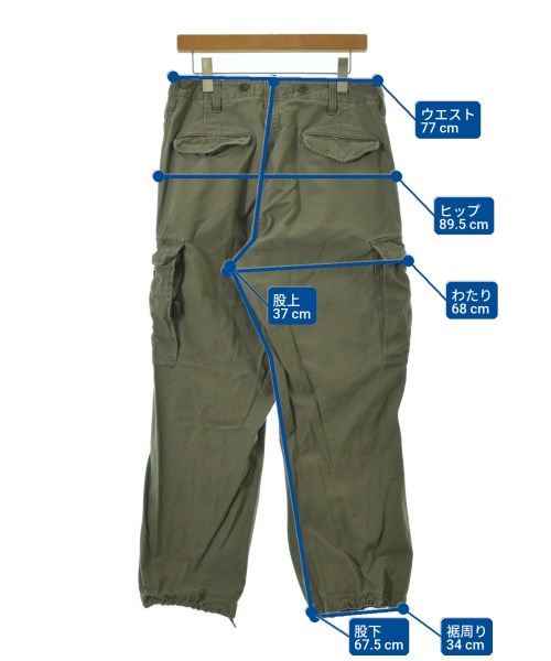 NIGEL CABOURN（ナイジェルケーボン）カーゴパンツ カーキ サイズ:32(L位) メンズ/2200732492076