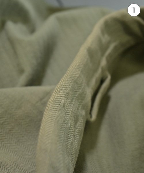 NIGEL CABOURN（ナイジェルケーボン）カジュアルシャツ カーキ サイズ:52(XXL位) メンズ/2200724085033