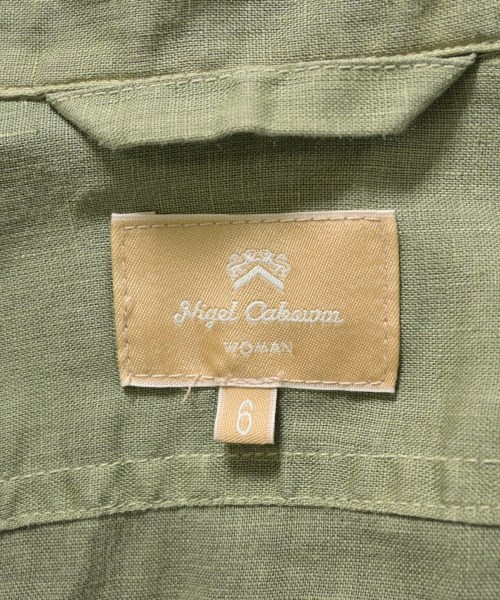 NIGEL CABOURN（ナイジェルケーボン）シャツワンピース カーキ サイズ:6(S位) レディース/2200726318092