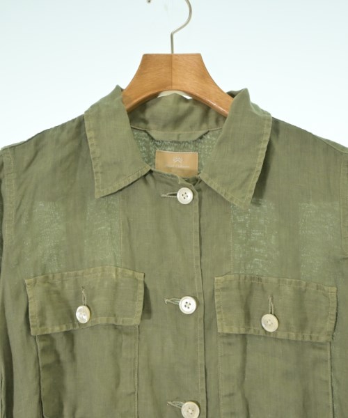 NIGEL CABOURN（ナイジェルケーボン）シャツワンピース カーキ サイズ:6(S位) レディース/2200726318092