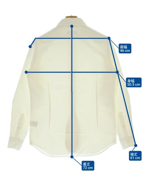 NIGEL CABOURN（ナイジェルケーボン）カジュアルシャツ 白 サイズ:46(M位) メンズ/2200682386081
