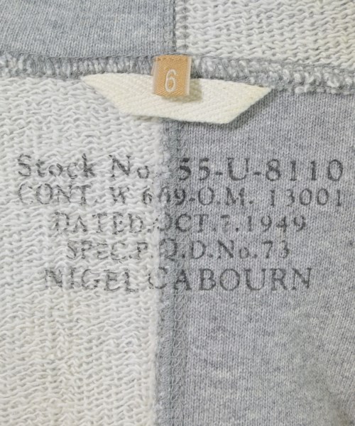 NIGEL CABOURN（ナイジェルケーボン）パーカー グレー サイズ:6(S位) レディース/2200686828013