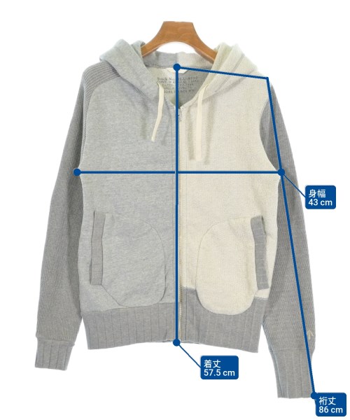 NIGEL CABOURN（ナイジェルケーボン）パーカー グレー サイズ:6(S位) レディース/2200686828013
