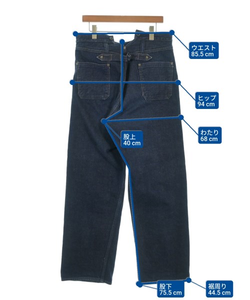 NIGEL CABOURN（ナイジェルケーボン）デニムパンツ 紺 サイズ:32(L位) メンズ/2200690481105