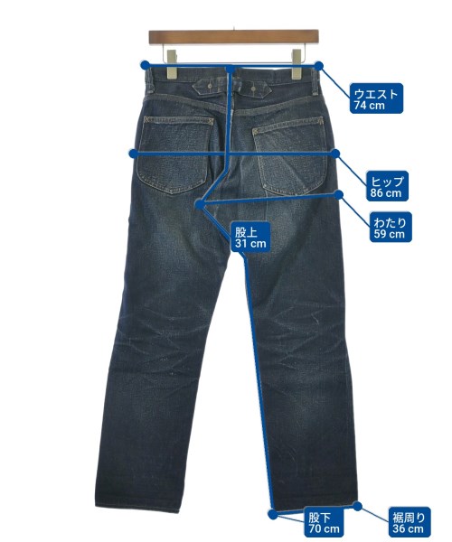 NIGEL CABOURN（ナイジェルケーボン）デニムパンツ 紺 サイズ:36(S位) レディース/2200691485027