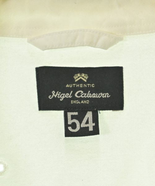 NIGEL CABOURN（ナイジェルケーボン）カジュアルシャツ 白 サイズ:54(XXL位) メンズ/2200688001049