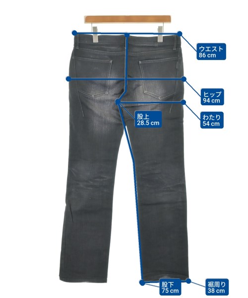 Blackbarrett by Neil Barrett（ブラックバレットバイニールバレット）デニムパンツ 黒 サイズ:3(L位) メンズ/2200630736043