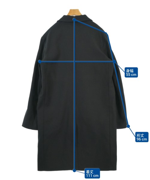 ZADIG & VOLTAIRE（ザディグエヴォルテール）チェスターコート 紺 サイズ:52(XXL位) メンズ/2200671315016