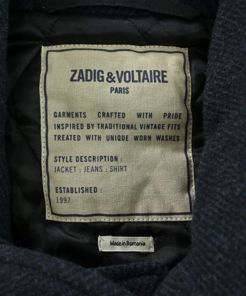 ZADIG & VOLTAIRE（ザディグエヴォルテール）ライダース 紺 サイズ:XS レディース/2200670553013