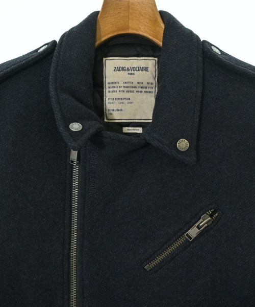 ZADIG & VOLTAIRE（ザディグエヴォルテール）ライダース 紺 サイズ:XS レディース/2200670553013