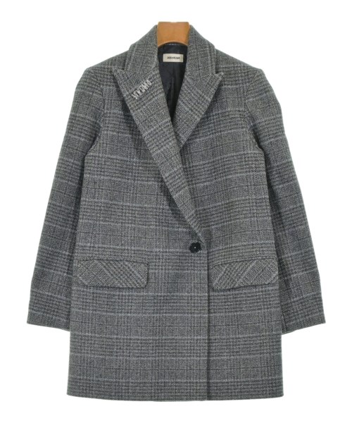 ZADIG & VOLTAIRE(ザディグエヴォルテール)チェスターコート グレー サイズ:34(XS位)/2200685149010