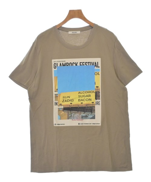 ZADIG & VOLTAIRE(ザディグエヴォルテール)Tシャツ・カットソー ベージュ サイズ:XL/2200696053283