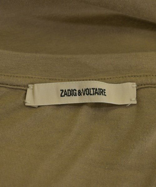 ZADIG & VOLTAIRE（ザディグエヴォルテール）Tシャツ・カットソー ベージュ サイズ:XL メンズ/2200696053283