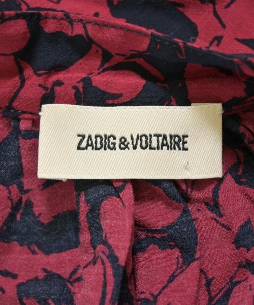 ZADIG & VOLTAIRE（ザディグエヴォルテール）ブラウス 赤 サイズ:XS レディース/2200710893048