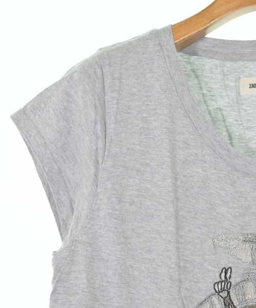 ZADIG & VOLTAIRE（ザディグエヴォルテール）Tシャツ・カットソー グレー サイズ:XS レディース/2200668605038