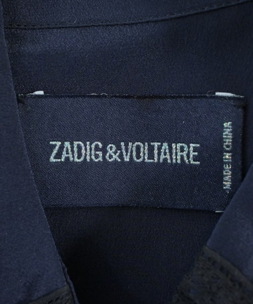 ZADIG & VOLTAIRE（ザディグエヴォルテール）ブラウス 紺 サイズ:XS レディース/2200668605045
