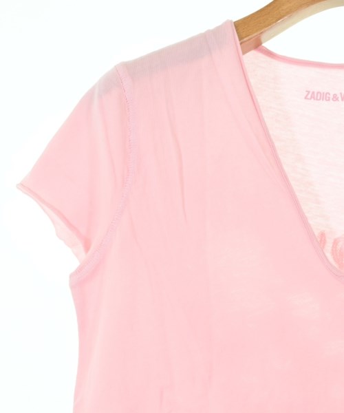 ZADIG & VOLTAIRE（ザディグエヴォルテール）Tシャツ・カットソー ピンク サイズ:XS レディース/2200668605076