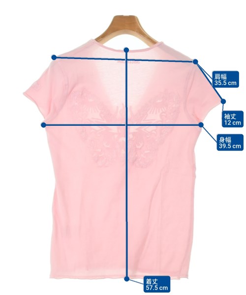 ZADIG & VOLTAIRE（ザディグエヴォルテール）Tシャツ・カットソー ピンク サイズ:XS レディース/2200668605076
