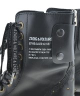 ZADIG & VOLTAIRE（ザディグエヴォルテール）ブーツ 黒 サイズ:EU36(22.5cm位) レディース/2200668605182