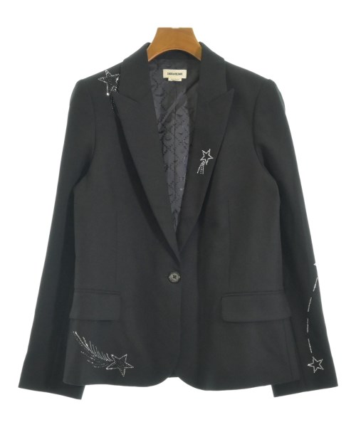 ZADIG & VOLTAIRE(ザディグエヴォルテール)テーラードジャケット 黒 サイズ:36(S位)/2200668388030