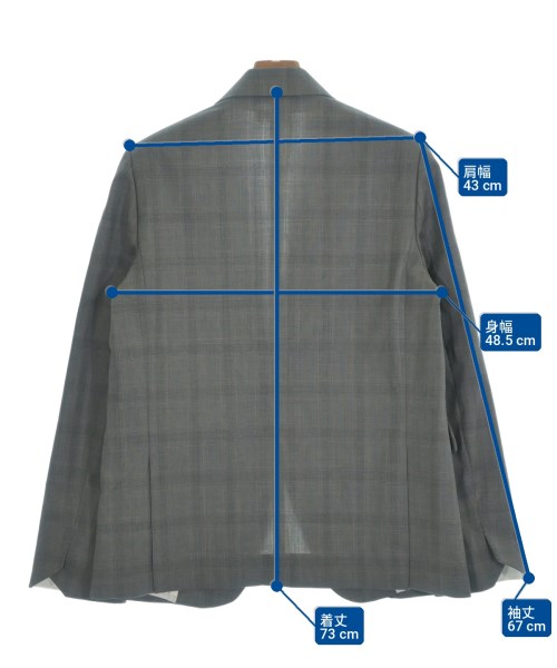 ZADIG & VOLTAIRE（ザディグエヴォルテール）テーラードジャケット グレー サイズ:40(M位) メンズ/2200734781192