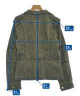 ZADIG & VOLTAIRE（ザディグエヴォルテール）ミリタリーブルゾン カーキ サイズ:S レディース/2200713391411
