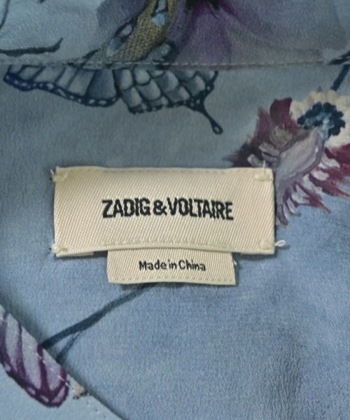 ZADIG & VOLTAIRE（ザディグエヴォルテール）カジュアルシャツ 青 サイズ:XS レディース/2200677857046