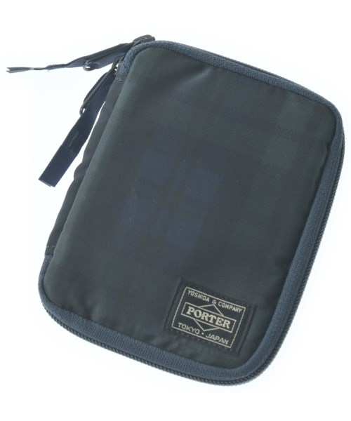 HEAD PORTER(ヘッドポーター)財布・コインケース 青 サイズ:-/2200638499070