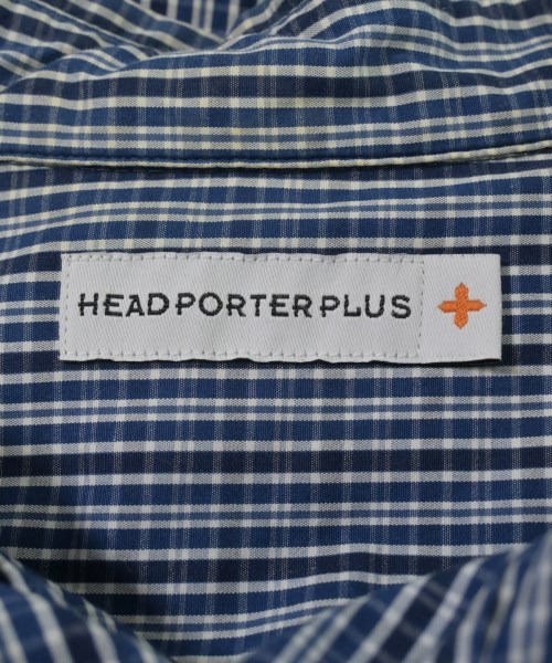 HEAD PORTER PLUS（ヘッドポータープラス）カジュアルシャツ 青 サイズ:L メンズ/2200620963398