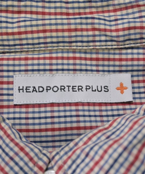 HEAD PORTER PLUS（ヘッドポータープラス）カジュアルシャツ 青 サイズ:XL メンズ/2200619072322