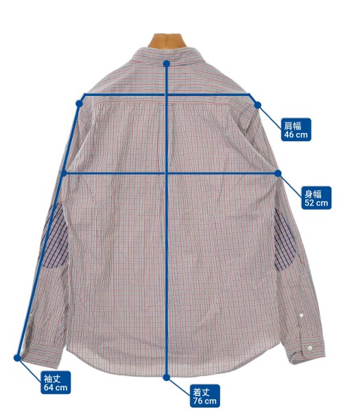 HEAD PORTER PLUS（ヘッドポータープラス）カジュアルシャツ 青 サイズ:XL メンズ/2200619072322