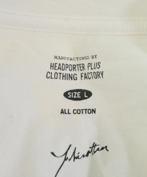 HEAD PORTER PLUS（ヘッドポータープラス）Tシャツ・カットソー 白 サイズ:L メンズ/2200657132903