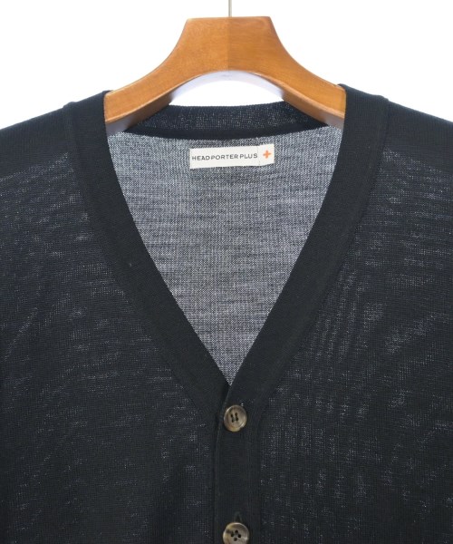 HEAD PORTER PLUS（ヘッドポータープラス）カーディガン 黒 サイズ:S メンズ/2200645688023