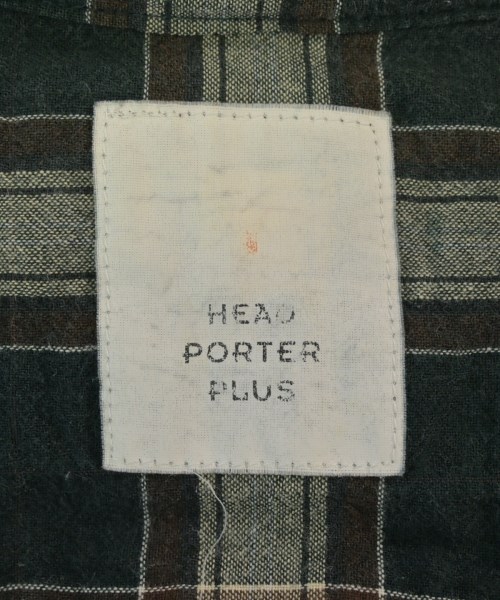 HEAD PORTER PLUS（ヘッドポータープラス）カジュアルシャツ 緑 サイズ:-(L位) メンズ/2200646970035