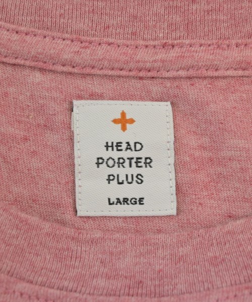 HEAD PORTER PLUS（ヘッドポータープラス）Tシャツ・カットソー ピンク サイズ:L メンズ/2200651349093