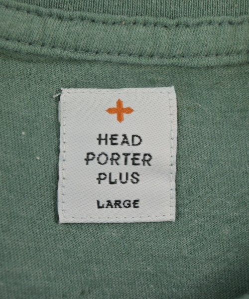 HEAD PORTER PLUS（ヘッドポータープラス）Tシャツ・カットソー 緑 サイズ:L メンズ/2200651349109