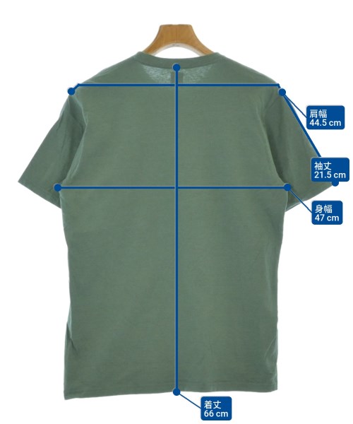 HEAD PORTER PLUS（ヘッドポータープラス）Tシャツ・カットソー 緑 サイズ:L メンズ/2200651349109