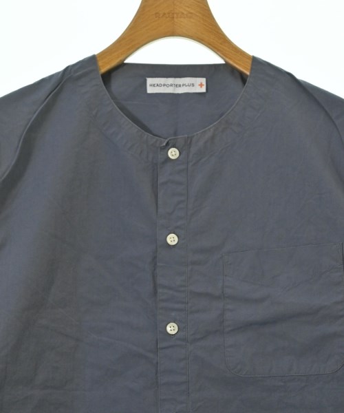 HEAD PORTER PLUS（ヘッドポータープラス）カジュアルシャツ 青 サイズ:XL メンズ/2200666067135