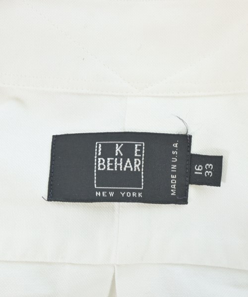 IKE BEHAR（アイクベーハー）カジュアルシャツ 白 サイズ:16(L位) メンズ/2200694743261