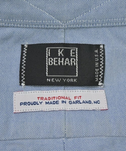 IKE BEHAR（アイクベーハー）カジュアルシャツ 青 サイズ:15 1/2(M位) メンズ/2200717284054