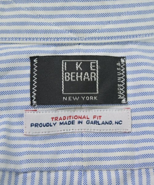 IKE BEHAR（アイクベーハー）カジュアルシャツ 青 サイズ:15 1/2(M位) メンズ/2200717284061