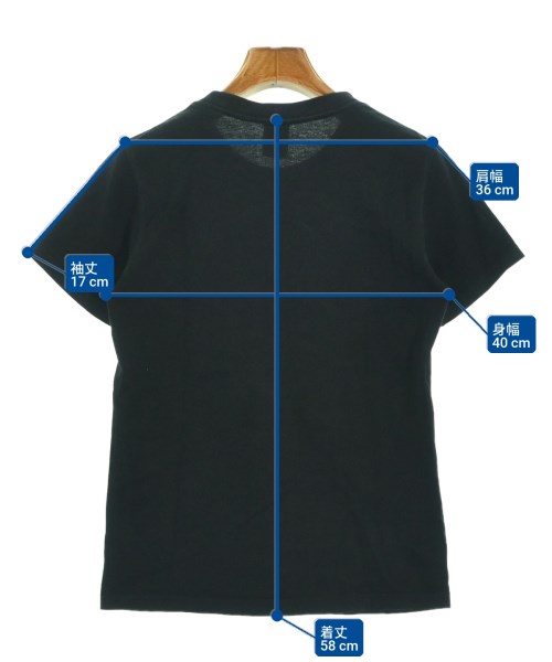 NUMBER NINE（ナンバーナイン）Tシャツ・カットソー 黒 サイズ:0(XXS位) レディース/2200708291054