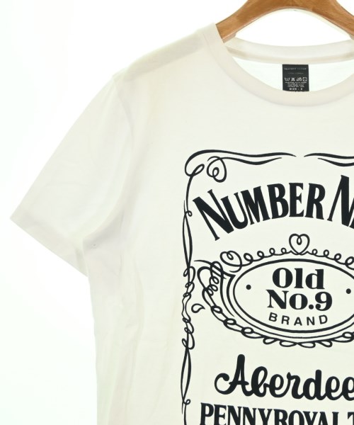 NUMBER NINE（ナンバーナイン）Tシャツ・カットソー 白 サイズ:2(S位) レディース/2200708291078