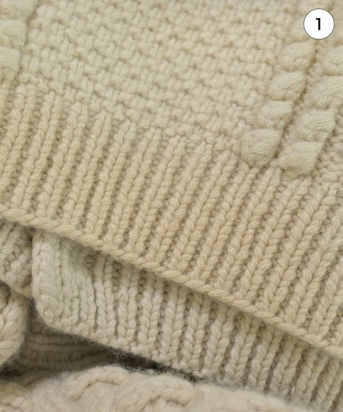 INVERALLAN（インバーアラン）カーディガン ベージュ サイズ:-(XL位) メンズ/2200639815046